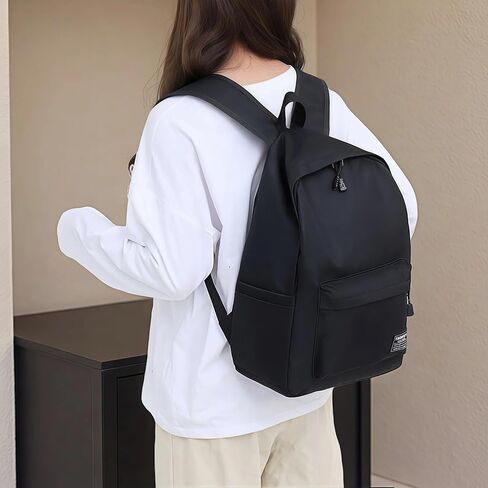 Large Capacity Men's and Women's Backpacks for Leisure Travel Sports Commuting Teenagers/College Students' Backpacks（Black） in Saudi Arabia