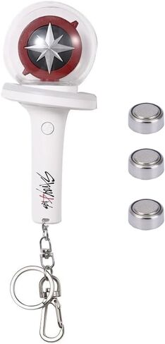 Kpop Stray Kids Light Stick Ver 2 Keychain Concert Fan Gift SKZ Goods Light Stick Color and Speed ​​Adjustable Includes 15 Modes in Saudi Arabia