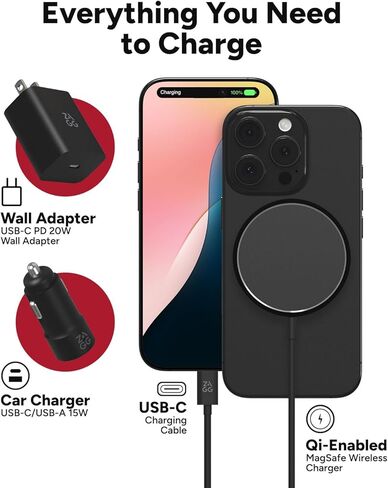 ZAGG Desktop Essentials Travel Kit for iPad, Tablets & Phones – Bluetooth Keyboard, Mouse, Qi Wireless Charger, HDMI & International Power Adapters in Compact Carrying Case in Saudi Arabia