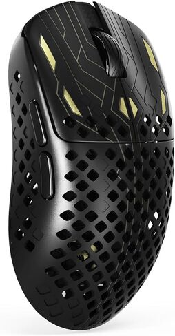 MAMBASNAKE M2 Carbon Fiber Wireless Gaming Mouse,PAW3395PRO 40K DPI Optical Sensor,41g Ultra Lightweight Ergonomic,Programmable Buttons BT/2.5Ghz/Wired Mice Computer Accessories for PC/Mac-Black in Saudi Arabia