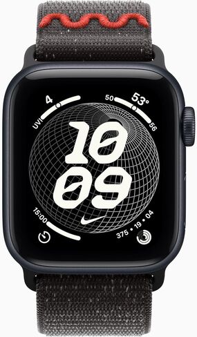 Apple Watch SE 3 [GPS + Cellular, 40mm] Midnight Aluminum Case with Midnight Black Nike Sport Loop, One Size (Renewed) in Saudi Arabia