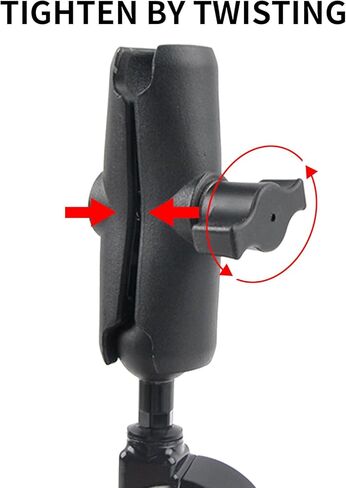 PANICAL Motorcycle for Honda Goldwing GL1800 F6B DCT 2018-2026 Parts Special Vehicle Handlebar Phone Holder Paired 25mm 1" Ball Head Adapter Holder Aluminum Alloy (Mobile Phone Holder A) in Saudi Arabia
