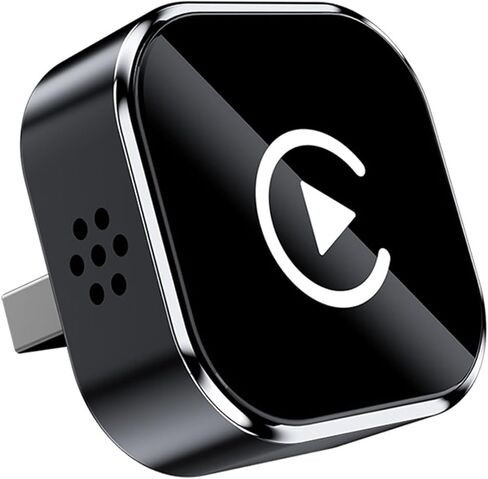 محول CarPlay اللاسلكي 2025 ترقية CarPlay السلكي إلى اللاسلكي، تصميم USB صغير للسيارات مع قابس Apple CarPlay سلكي مدمج وتشغيل سهل الاستخدام، اتصال سريع ومستقر، تشغيل السيارة لهاتف iPhone (B) in Saudi Arabia
