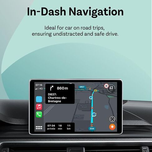 Wireless Carplay Adapter for McLaren 570S 600LT 720S 765LT GT Artura, Plug and Play Car Play Wireless Adapter, 2 in 1 CarPlay Accessories, Auto Reconnect in Saudi Arabia