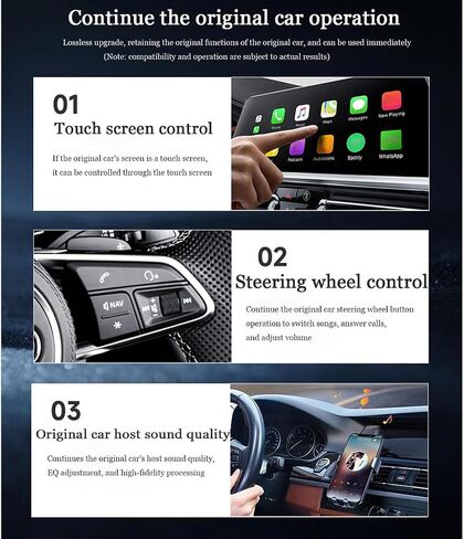 Wireless Carplay Adapter for McLaren 570S 600LT 720S 765LT GT Artura, Plug and Play Car Play Wireless Adapter, 2 in 1 CarPlay Accessories, Auto Reconnect in Saudi Arabia