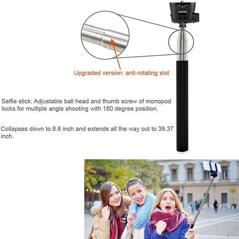 Camera Selfie Stick Floating Handle Grip Compatible with Gopro Hero 13 12 11 10 AKASO EK7000 Brave 4, 2 PCS Mountain Bike Fender Fits 26"/ 27.5"/ 29" Front and Rear Bicycle Mudguard in Saudi Arabia