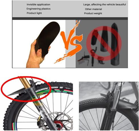 Camera Selfie Stick Floating Handle Grip Compatible with Gopro Hero 13 12 11 10 AKASO EK7000 Brave 4, 2 PCS Mountain Bike Fender Fits 26"/ 27.5"/ 29" Front and Rear Bicycle Mudguard in Saudi Arabia