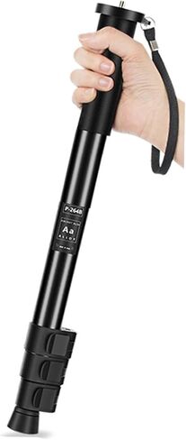 Camera Monopod Stand Aluminum Portable Travel Video Monopod Rod Adapter for DSLR Camera Digital Camcorder Accessories Monopod for Camcorder in Saudi Arabia