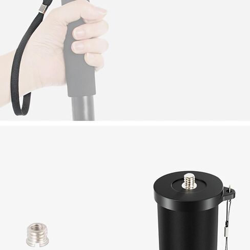Camera Monopod Stand Aluminum Portable Travel Video Monopod Rod Adapter for DSLR Camera Digital Camcorder Accessories Monopod for Camcorder in Saudi Arabia