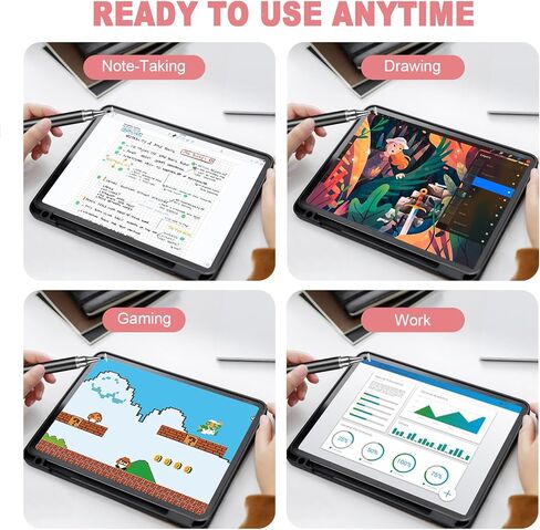 قلم شاشة عالمي مكون من 3 قطع لشاشات اللمس - قلم ذو رأس رفيع متوافق مع أجهزة iPad وأجهزة Android اللوحية وiPhone وSamsung وChromebook وجميع أجهزة شاشات اللمس - قلم رسم وكتابة دقيق in Kuwait