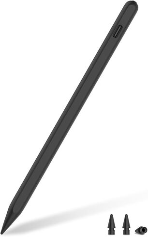 Pencil for iPad mini A17 Pro 7/6/5, Fast Charge Palm Rejection Tilt Sensitivity 20H Battery Life Stylus Pen for iPad mini 5-7th, iPad 6th-11th A16, Air 3rd-7th M2 M3, Pro 13"/12.9"/11" M4 in Kuwait