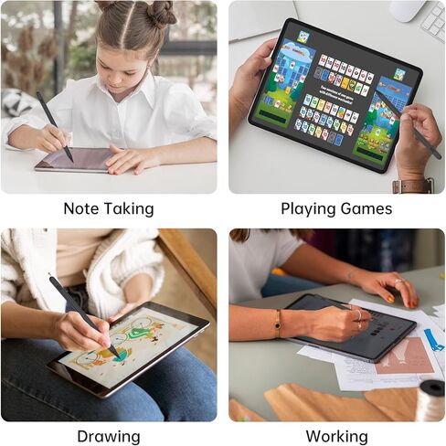 Pencil for iPad mini A17 Pro 7/6/5, Fast Charge Palm Rejection Tilt Sensitivity 20H Battery Life Stylus Pen for iPad mini 5-7th, iPad 6th-11th A16, Air 3rd-7th M2 M3, Pro 13"/12.9"/11" M4 in Kuwait