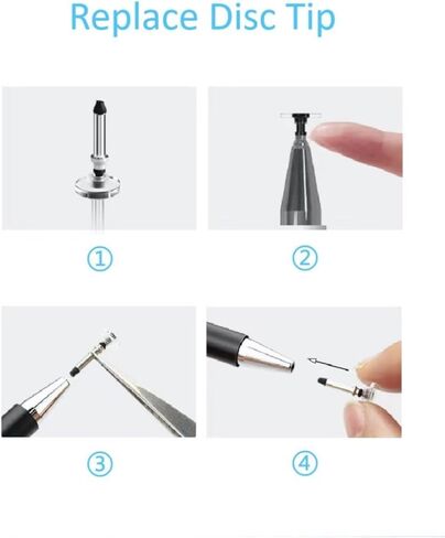 Stylus Pen for Samsung Galaxy Tab A11+/A11/A9+/A9/A8 Plus/A8/A7 Compatible with iPad iOS/Android 15/14 Tablet All Touch Devices Universal High Sensitive S Pen (Black) in Saudi Arabia