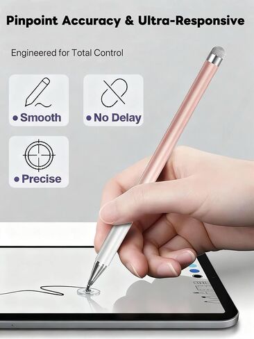 Stylus Pen for Samsung Galaxy Tab A11+/A11/A9+/A9/A8 Plus/A8/A7 Compatible with iPad iOS/Android 15/14 Tablet All Touch Devices Universal High Sensitive S Pen (Black) in Saudi Arabia