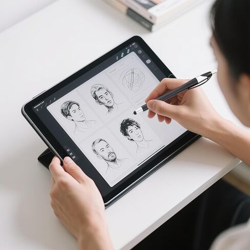10-Pack Dual-Function Stylus Pen for Tablets & Smartphones - Ballpoint ，Capacitive Touchscreen-Compatible with iPhone, iPad, Galaxy, and More in Saudi Arabia