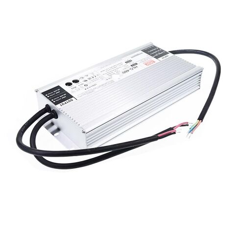 Mean Well HLG 480W 114-229V 2100mA LED Driver， HLG-480H-C2100B Switching Power Supply Converter Transformer with IP67, PFC Function, Metal Case, 3 in 1 Dimming in Saudi Arabia