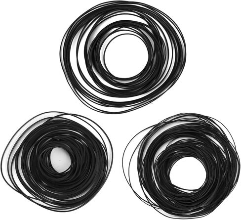 80 Pcs Cassette Player Belts Replacement Kit, Mixed Flat Rubber Belts for Recorder Repair and Maintenance, Audio Tape Machine Drive Belts in Multiple Sizes (Width 0.7mm & 1mm) in Saudi Arabia