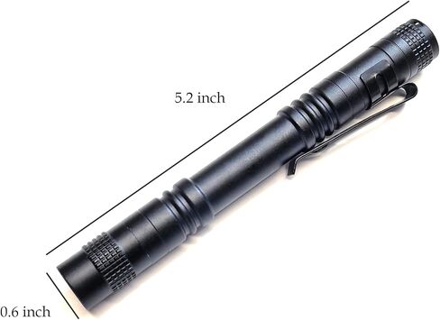 3 Pack Mini LED Flashlight - High Lumens Small Pocket Flashlight (Battery Not Included) in Saudi Arabia