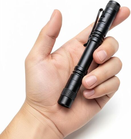 3 Pack Mini LED Flashlight - High Lumens Small Pocket Flashlight (Battery Not Included) in Saudi Arabia