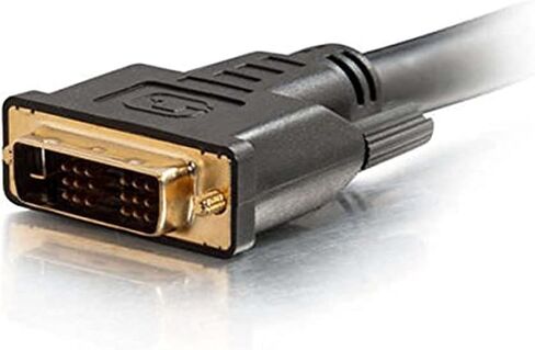 كابل فيديو رقمي C2G 41234 Pro Series Single Link DVI-D M/M، مصنف في الحائط CL2، أسود (35 قدم، 10.66 متر) in Saudi Arabia