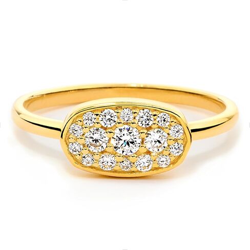 STORYJEWELLERY Statement Rings for Women, Cocktail Rings for Women, Art Deco Signet Ring, Vintage Pave Pinky & Index Finger Rings, Gifts for Her in Saudi Arabia