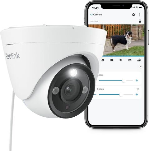 REOLINK 4K PoE Security Camera System, 4pcs Person/Vehicle Detection IP Cameras, 8CH NVR with 2TB HDD, RLK8-800D4 PoE Kit Bundle with 2 x RLC-833A 4K 3X Optical Zoom Cameras in Saudi Arabia