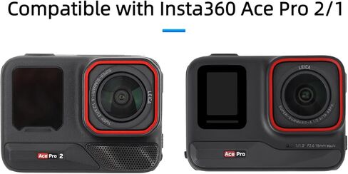 BTG 2PCS Lens Cap for Insta360 Ace Pro 2/ACE Pro 1 Accessories Lens Cover Protector in Saudi Arabia