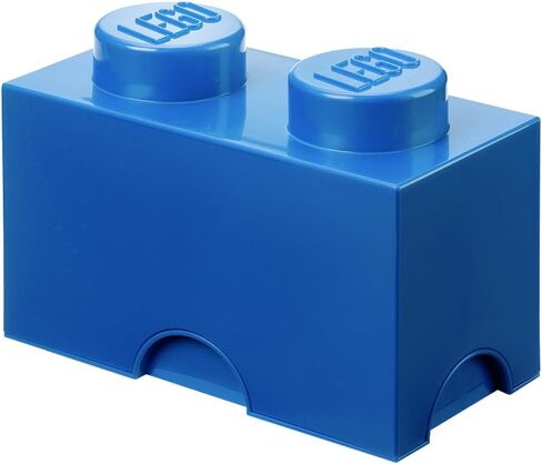 LEGO Blue Storage Box Brick 2 Bright, 2 Knobs in Saudi Arabia