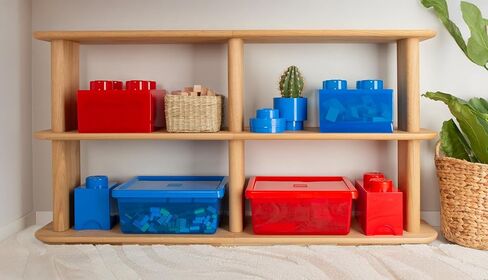 LEGO Blue Storage Box Brick 2 Bright, 2 Knobs in Saudi Arabia
