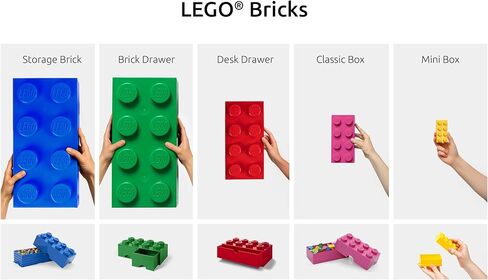 LEGO Blue Storage Box Brick 2 Bright, 2 Knobs in Saudi Arabia