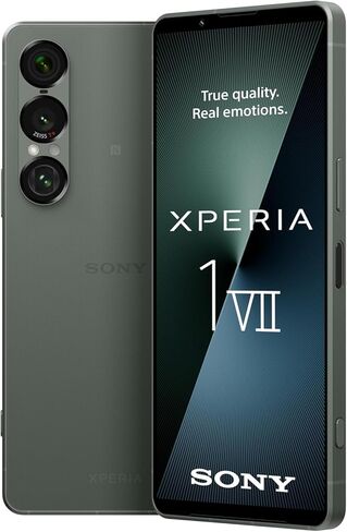 Sony Xperia 1 VII XQ-FS72 512GB 12GB Dual SIM Factory Unlocked GSM Smartphone, 5G 6.5" 120Hz OLED Display, 48MP Camera - International Version (Moss Green) in Saudi Arabia