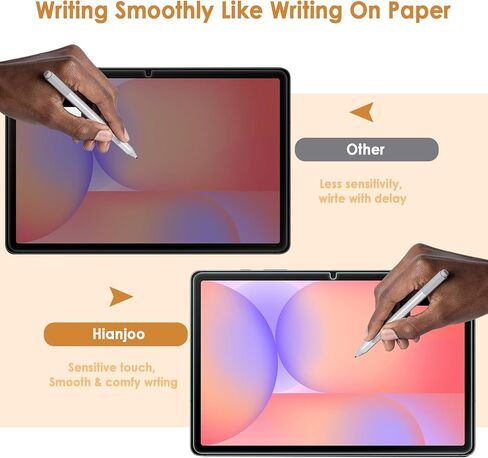 واقي شاشة مكون من عبوتين متوافق مع Samsung Galaxy Tab S11/ S10 Lite/ S10 FE/ S9 FE 10.9 بوصة/ S9/ S8/ S7 11 بوصة، زجاج مقسى [وضوح HD] [9 صلابة] [مضاد للخدش] [سهل التركيب] in Kuwait