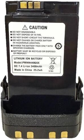 بطارية PMNN4486AX 3400 مللي أمبير في الساعة PMNN4486 PMNN4486A PMNN4485A PMNN4485 بطارية متوافقة مع بطارية Motorola impres 2 بطارية APX6000 APX7000 APX8000 SRX2200 NNTN7038 NNTN7038A NNTN7038B in Kuwait