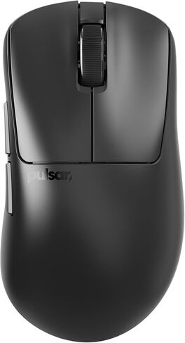 Pulsar Gaming Gears - ماوس ألعاب لاسلكي متوسط ​​الحجم Xlite v3، خفيف الوزن للغاية 1.94 أونصة (55 جم)، مفاتيح بصرية مريحة، مستشعر بصري PAW3395 (متوسط، لاسلكي، أسود) (متجدد) in Kuwait