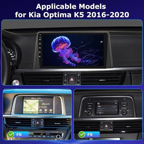 [4+64G] ترقية راديو لكيا أوبتيما K5 2016-2020: NHOPEEW 10.1 بوصة IPS تعمل باللمس راديو Android - Carplay اللاسلكي وAndroid Auto، الصفحة الرئيسية المخصصة، DSP/EQ، 5G/WiFi، SWC + كاميرا الرؤية الخلفية in Kuwait