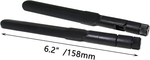 TAODAN 2PCS Dual Band WiFi 2.4/5/5.8GHz 8dBi RP-SMA Male Antenna with Hole Electronics Television and Video Accessories Suitable for Routers in Saudi Arabia