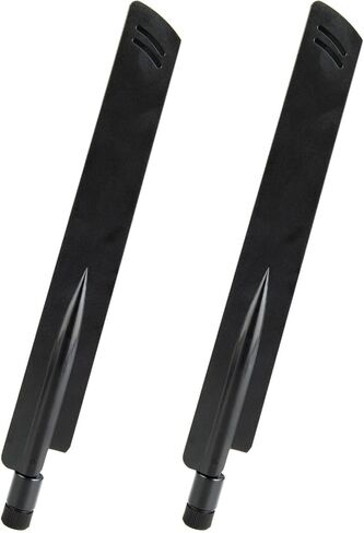 Boobrie Tri-Band WiFi Antenna 2.4GHz/5GHz/6GHz 5dBi WiFi 6 6E Omnidirectional Antenna RP-SMA Male for PC Desktop Computer PCI PCIe Router Security Camera Video Surveillance Monitor, 2 Pack in Saudi Arabia