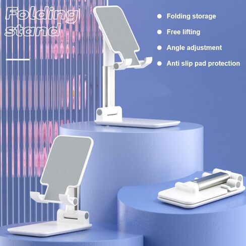 حامل هاتف مرن FlexiPerch™ - ذراع طويل قابل للتعديل للسرير والأريكة والمكتب، حامل متعدد الزوايا بدون استخدام اليدين لأجهزة iPhone/Android - تصميم ناعم ومتين مع تغليف هدايا ممتاز in Kuwait