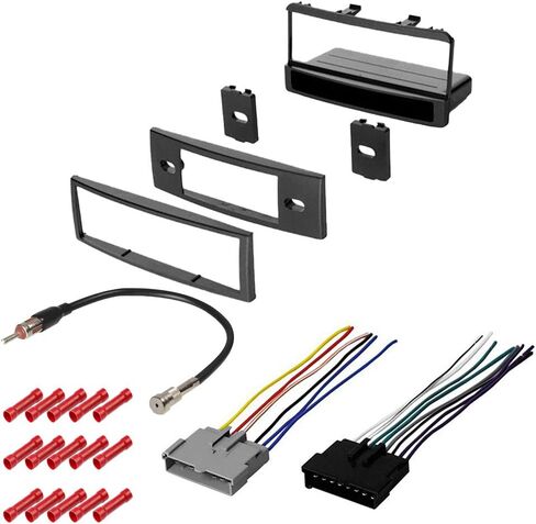 CACHÉ KIT358 Bundle with Car Stereo Installation Kit for 2000 – 2004 Ford Focus – in Dash Mounting Kit, Antenna, Wire Harness for Single Din Radio Receiver (4 Item) in Saudi Arabia