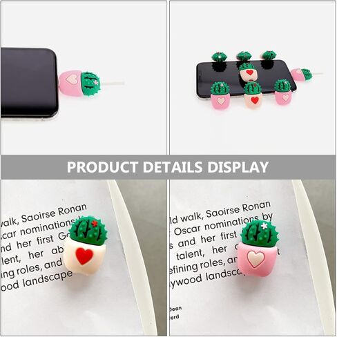 8 قطع من واقيات كابل شحن USB على شكل صبار لطيف، وأكمام كابل بيانات مضادة للتمزق، وأغطية سلك رائعة لشواحن الهاتف وملحقات الكمبيوتر in Kuwait