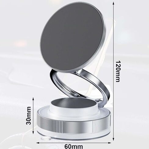 Car Phone Holder for Nissan 2005 2006 2007 2008 2009 2010 2011 2012, 360° Adjustable Fully Aluminum Magnetic Car Phone Mount Dock Accessories,A in Saudi Arabia