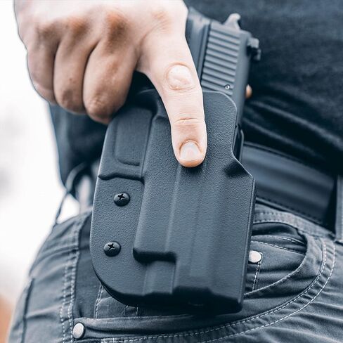 Glock 20 OWB Holster - USA Made - Fits Glock 20, 21 (Gen 3, 4, 5) - Outside Waistband Open Carry (Right Hand) - Signature OWB Holster by Blade-Tech Holsters in Saudi Arabia