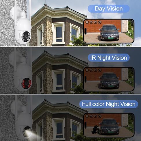 كاميرا قبة PTZ للأمان اللاسلكي بدقة 4K بدقة 8 ميجابكسل، صوت ثنائي الاتجاه/دعم بطاقة TF سعة 256 جيجا/إنذار اكتشاف الإنسان/رؤية ليلية ملونة/2.4G 5G WiFi، كاميرا Onvif P2P خارجية in Kuwait