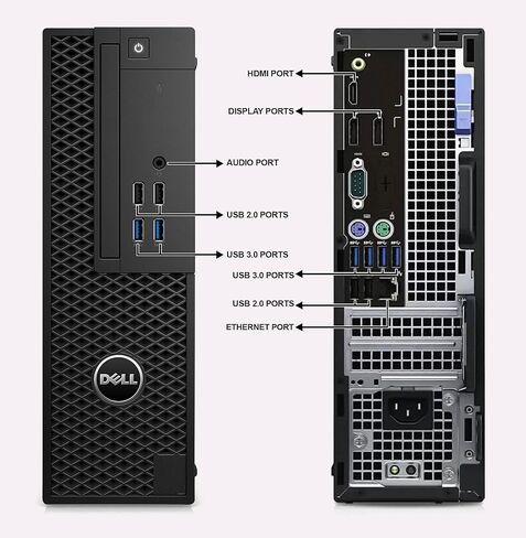 Dell Precision 3420 SFF Desktop Computer – Intel Core i5-6500 6th Gen – 16GB RAM – 1TB SSD – WiFi – Wireless Keyboard and Mouse – DisplayPorts – Home & Office Workstation PC – Windows 11 Pro (Renewed) in Saudi Arabia