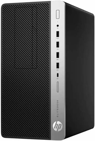HP EliteDesk 705 G4 Mini Tower PC Computer, AMD Ryzen 3 2200G 3,2GHz, 8GB RAM, 500GB HDD, Keyboard Mouse, USB WiFi+BT, Win11 Pro (Renewed) in Saudi Arabia