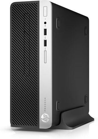 كمبيوتر مكتبي HP ProDesk 400 G5 SFF، Intel Core i5-8500T، ذاكرة وصول عشوائي 8 جيجابايت، 256 جيجابايت SSD، لوحة مفاتيح وماوس، واي فاي، بلوتوث، Windows 11 Pro (متجدد) in Saudi Arabia