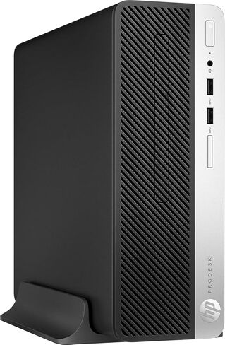 كمبيوتر مكتبي HP ProDesk 400 G5 SFF، Intel Core i5-8500T، ذاكرة وصول عشوائي 8 جيجابايت، 256 جيجابايت SSD، لوحة مفاتيح وماوس، واي فاي، بلوتوث، Windows 11 Pro (متجدد) in Saudi Arabia