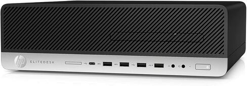 HP EliteDesk 800 G4 Small Form Desktop, Intel Six Core 8th Gen i5 8500 3.0Ghz, 16GB DDR4 RAM, 128GB SSD Hard Drive, USB Type C, Windows 11 Pro (Renewed) in Saudi Arabia