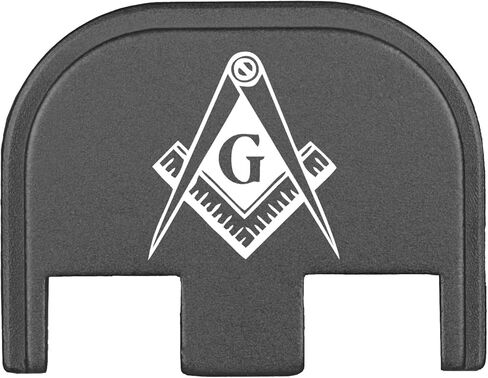 غطاء خلفي منزلق NDZ Performance Gen 5 لـ Glock 17 19 19X 22 23 26 27 34 45 9 مم .40 S&W منقوش بالليزر صور شعبية من الألومنيوم الأسود - اختر صورة in Kuwait