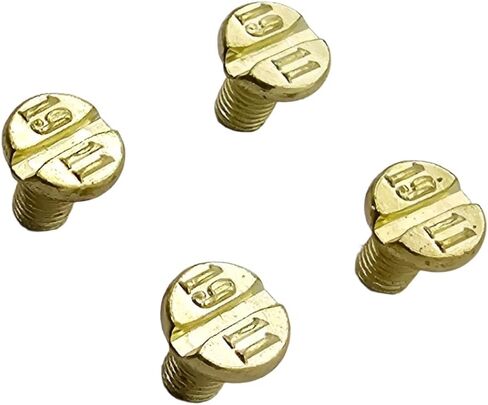Custom Gold 1911 Grip Screws - Standard Size, Full Gold Finish, Engraved 1911" Design (Set of 4) in Saudi Arabia